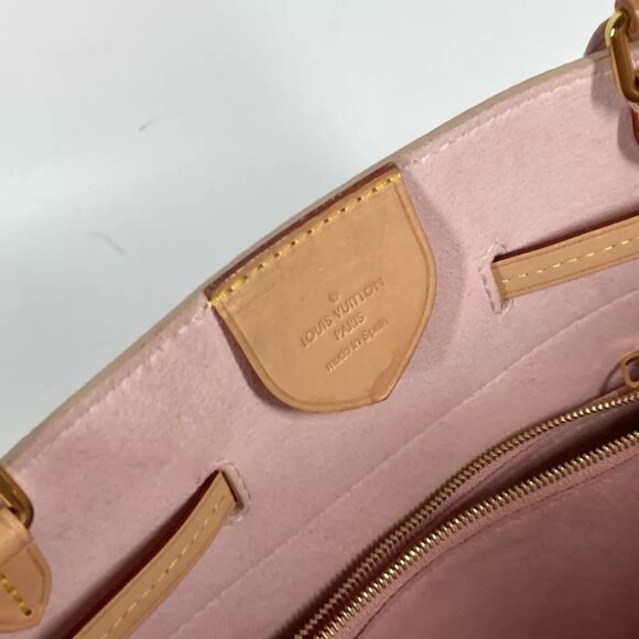 LOUIS VUITTON N41579 Damier Azur Giroratta Bag 2WAY bag Drawstring Shoulder bag - Picture 15 of 16